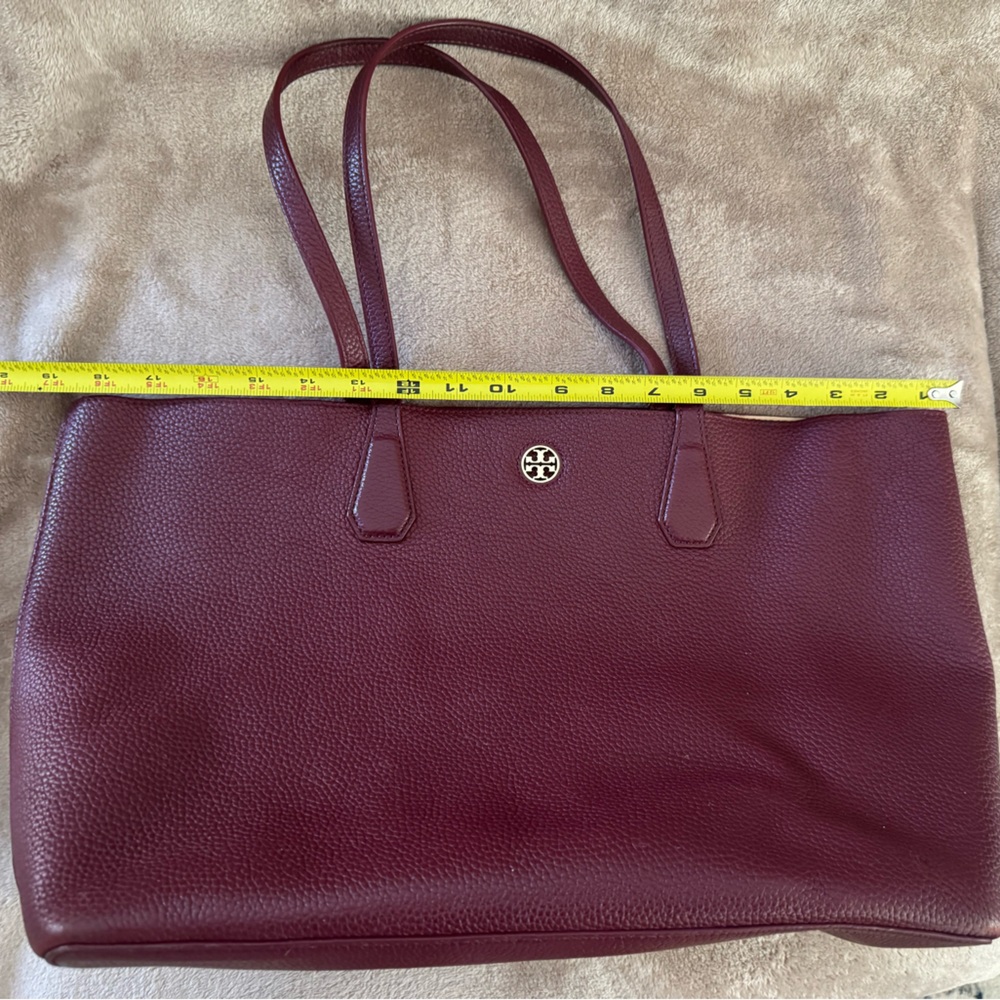Tory Burch Pebble Leather Perry Tote Bag